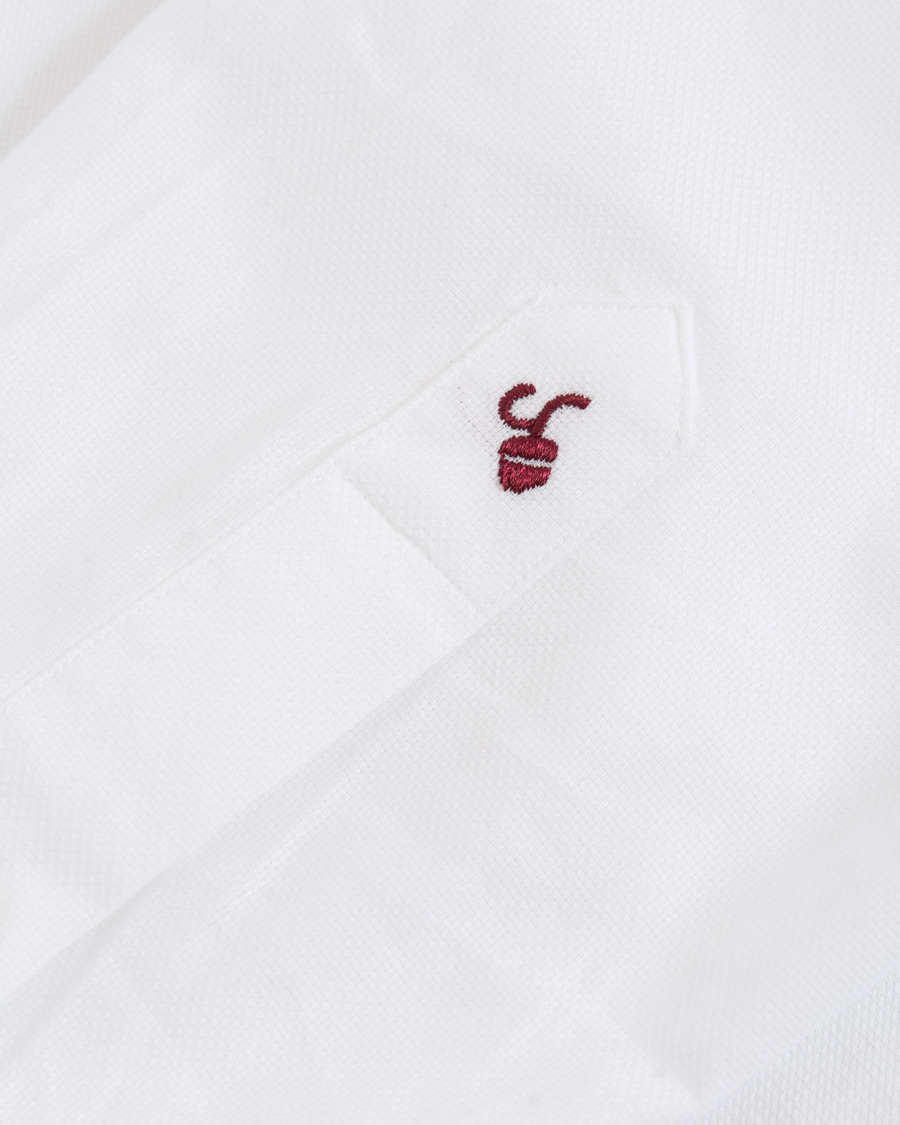Herr | Skjortor | Glanshirt | Soft Giro Inglese Cotton Shirt White