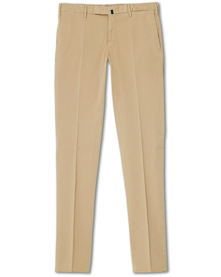 Herr | Byxor | Incotex | Slim Fit Stretch Chinos Sand