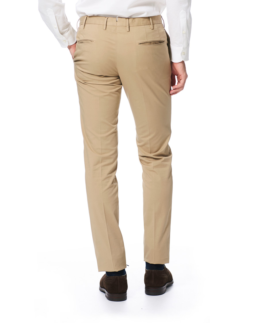 Herr | Byxor | Incotex | Slim Fit Stretch Chinos Sand