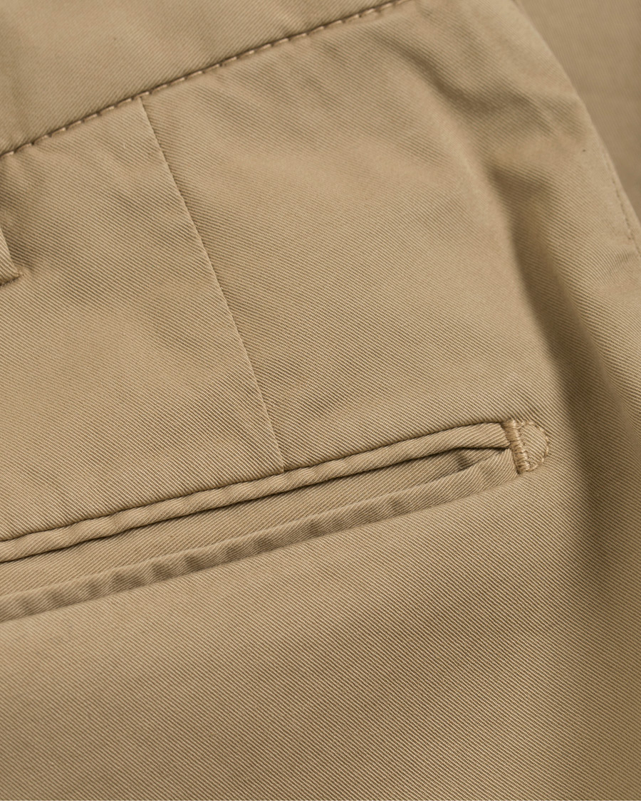 Herr | Byxor | Incotex | Slim Fit Stretch Chinos Sand
