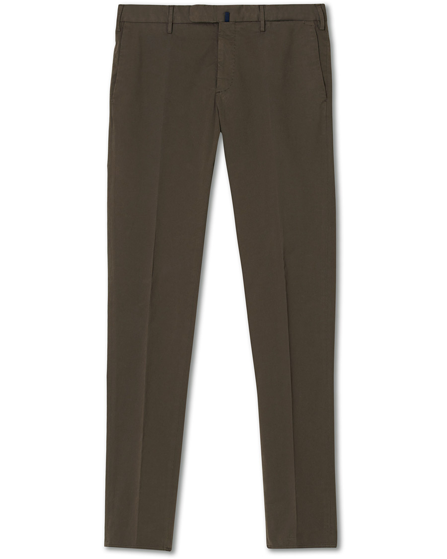 Herr | Byxor | Incotex | Slim Fit Stretch Chinos Dark Brown