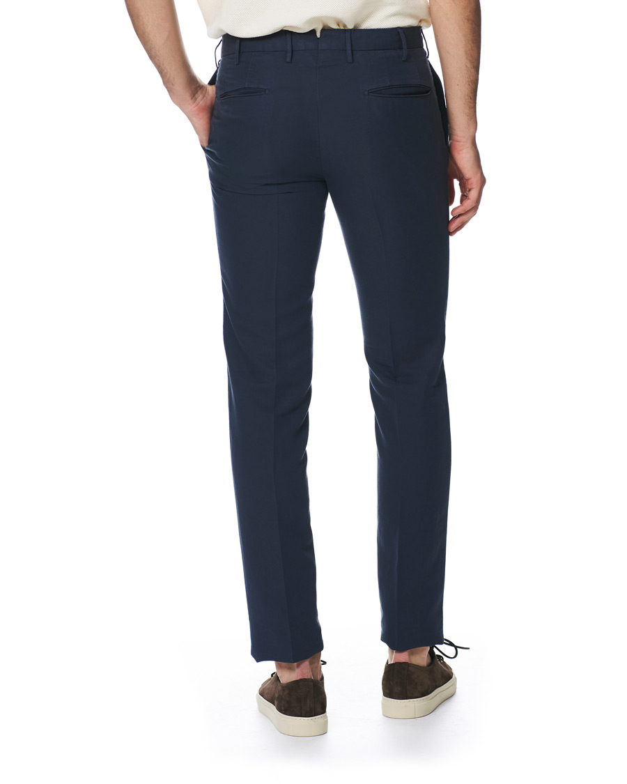 Herr | Byxor | Incotex | Slim Fit Chinolino Trousers Navy