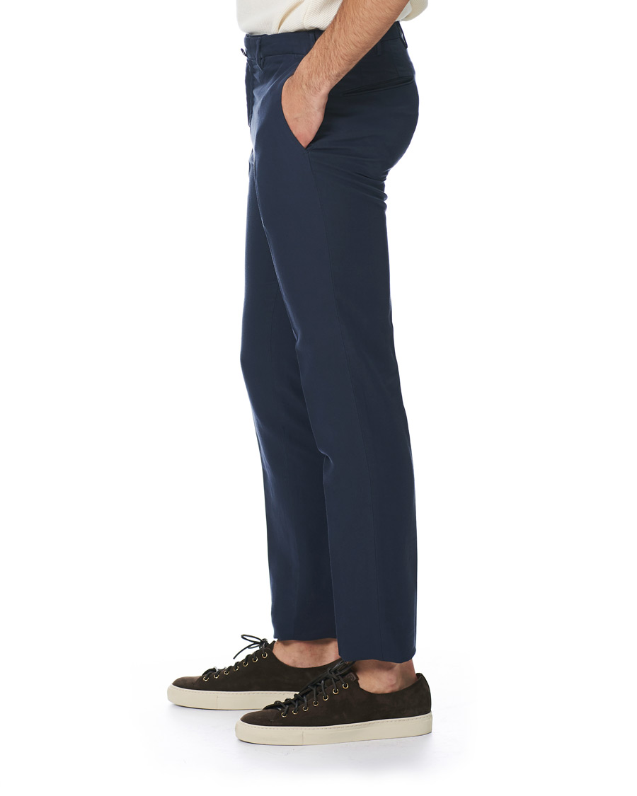 Herr | Byxor | Incotex | Slim Fit Chinolino Trousers Navy
