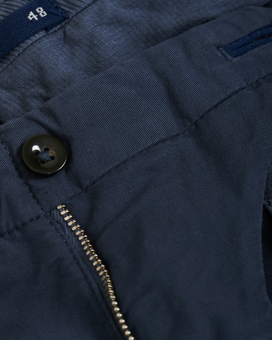 Herr | Byxor | Incotex | Slim Fit Chinolino Trousers Navy