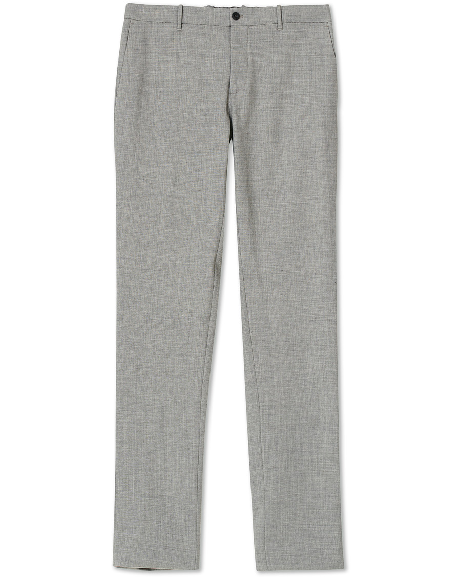 Herr | Byxor | Incotex | Urban Traveller Techno Wool Trousers Light Grey
