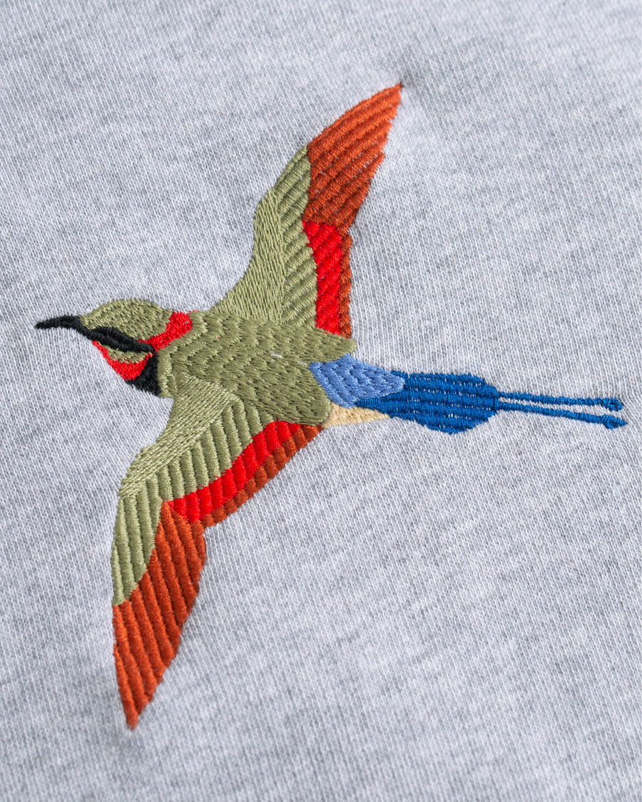 Herr | Tröjor | Axel Arigato | Bird Hoodie Pale Grey Melange