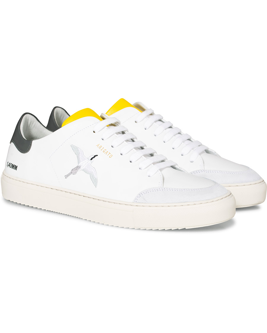 Herr | Axel Arigato Clean 90 Triple Bird Sneaker White/Yellow/Grey | Axel Arigato | Clean 90 Triple Bird Sneaker White/Yellow/Grey