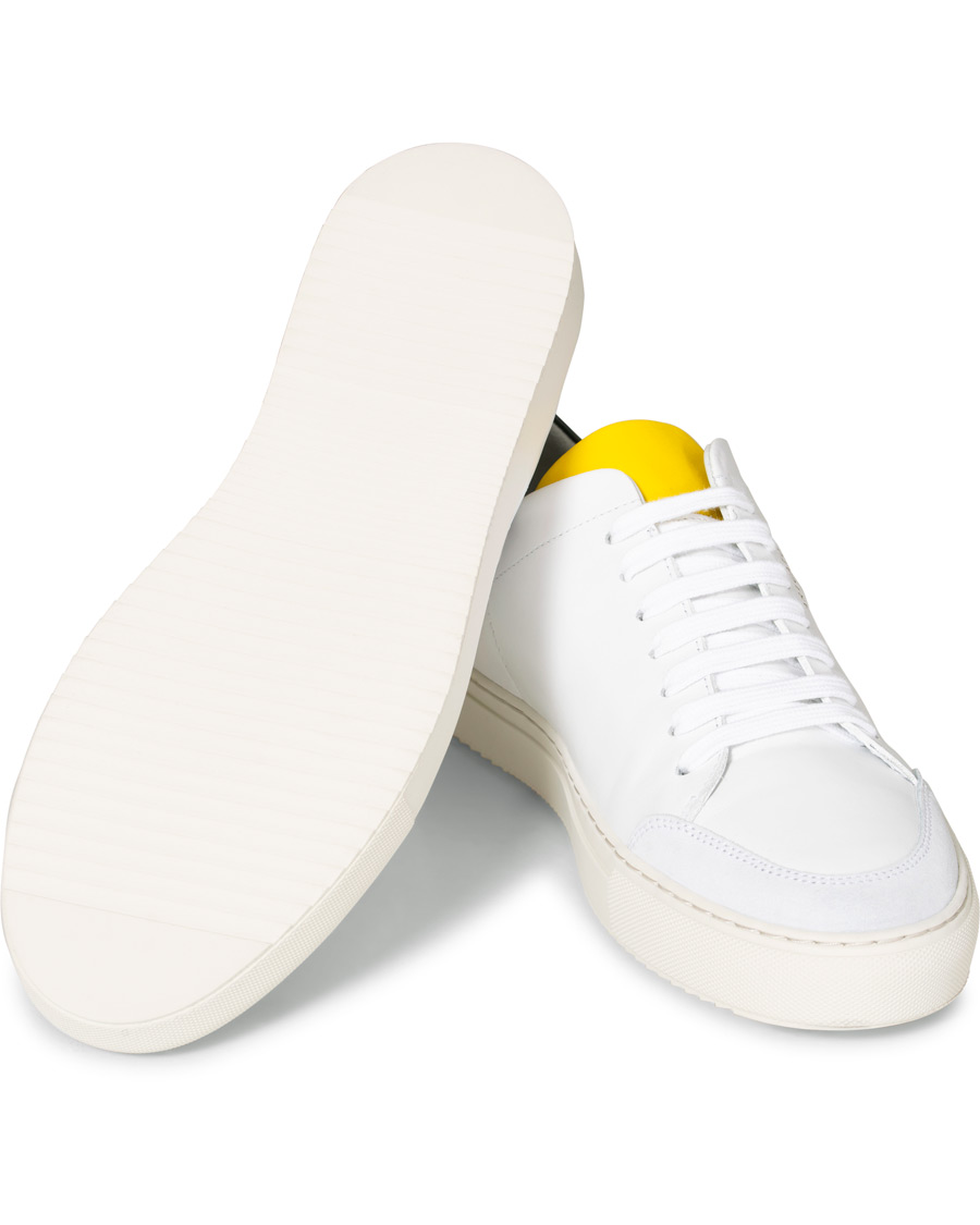 Herr | Axel Arigato Clean 90 Triple Bird Sneaker White/Yellow/Grey | Axel Arigato | Clean 90 Triple Bird Sneaker White/Yellow/Grey
