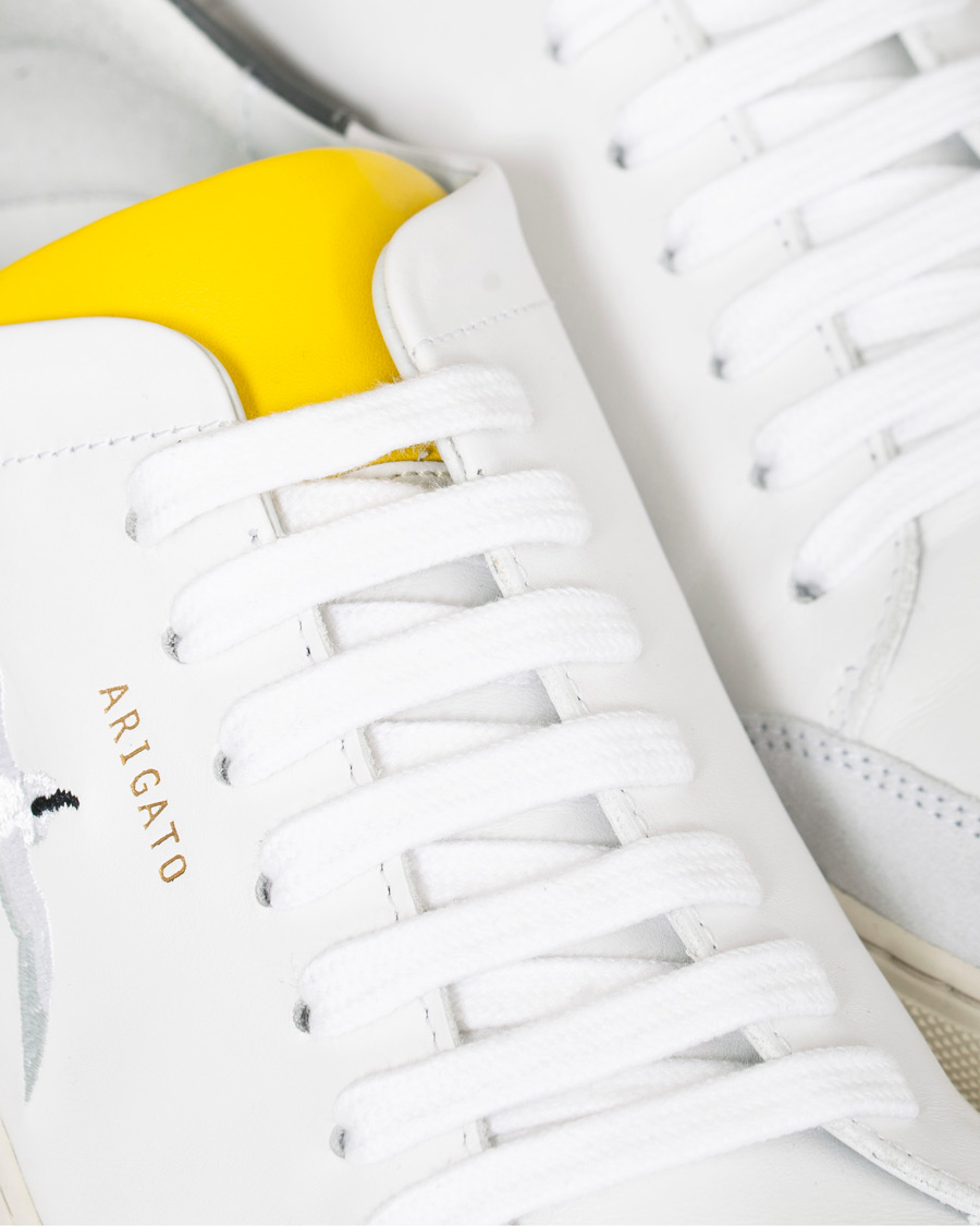 Herr | Axel Arigato Clean 90 Triple Bird Sneaker White/Yellow/Grey | Axel Arigato | Clean 90 Triple Bird Sneaker White/Yellow/Grey