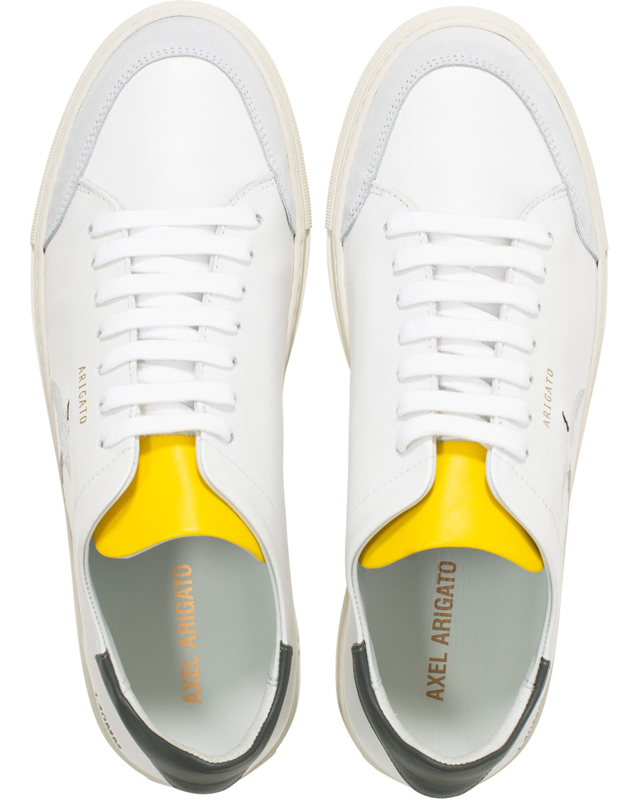 Herr | Axel Arigato Clean 90 Triple Bird Sneaker White/Yellow/Grey | Axel Arigato | Clean 90 Triple Bird Sneaker White/Yellow/Grey