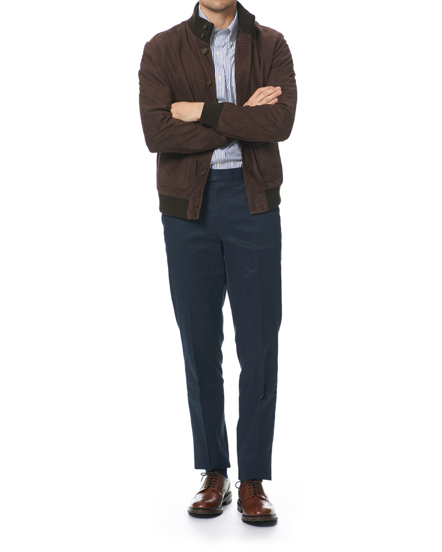 Herr | Skjortor | Brooks Brothers | Regent Fit Non Iron Stripe Shirt Dark Blue