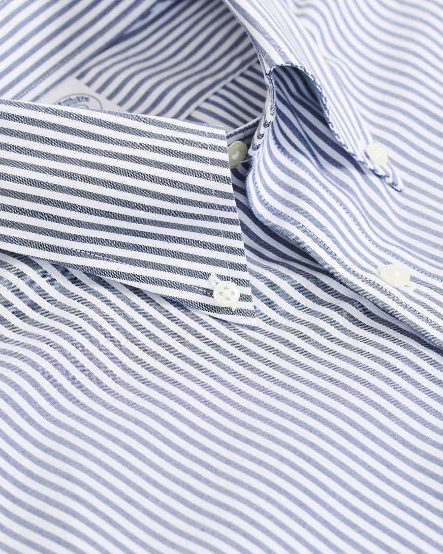Herr | Skjortor | Brooks Brothers | Regent Fit Non Iron Stripe Shirt Dark Blue