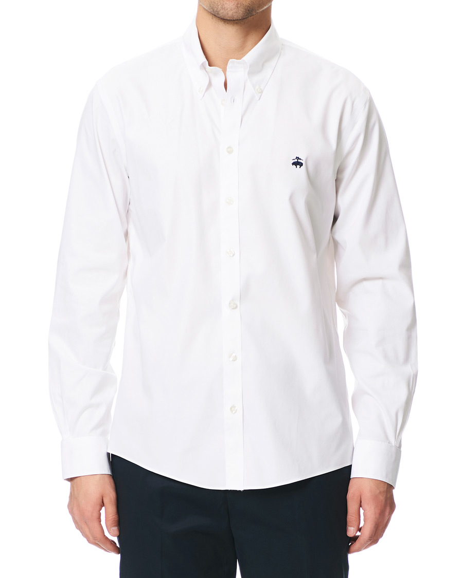 Herr | Skjortor | Brooks Brothers | Milano Fit Non Iron Button Down Shirt White