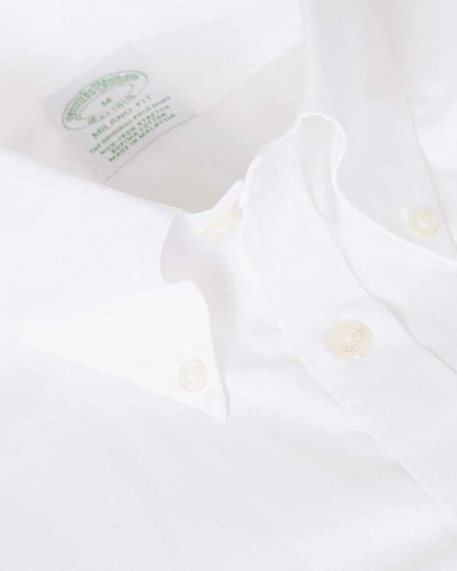 Herr | Skjortor | Brooks Brothers | Milano Fit Non Iron Button Down Shirt White