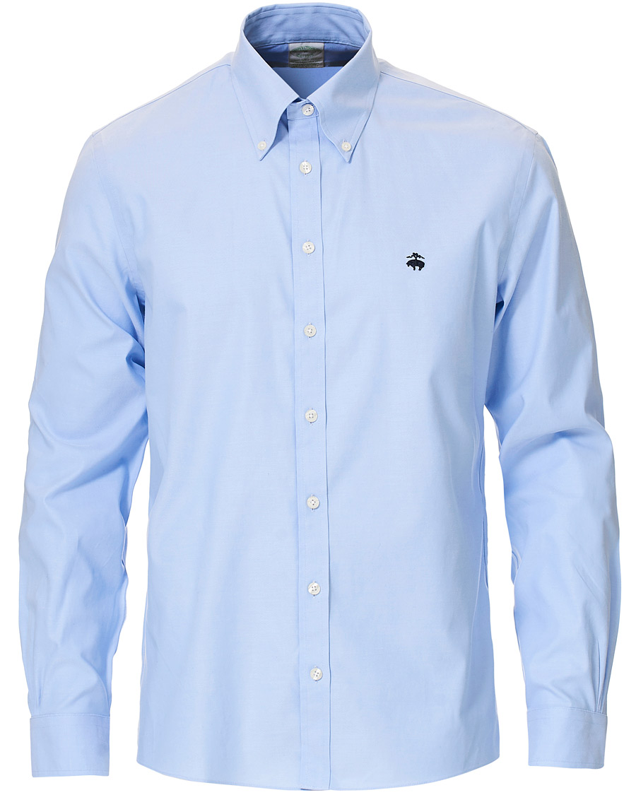 Herr | Skjortor | Brooks Brothers | Milano Fit Button Down Shirt Light Blue