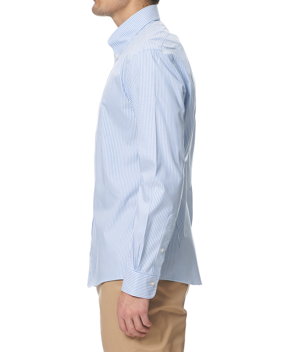 Herr | Skjortor | Brooks Brothers | Milano Fit Non Iron Striped Shirt Light Blue