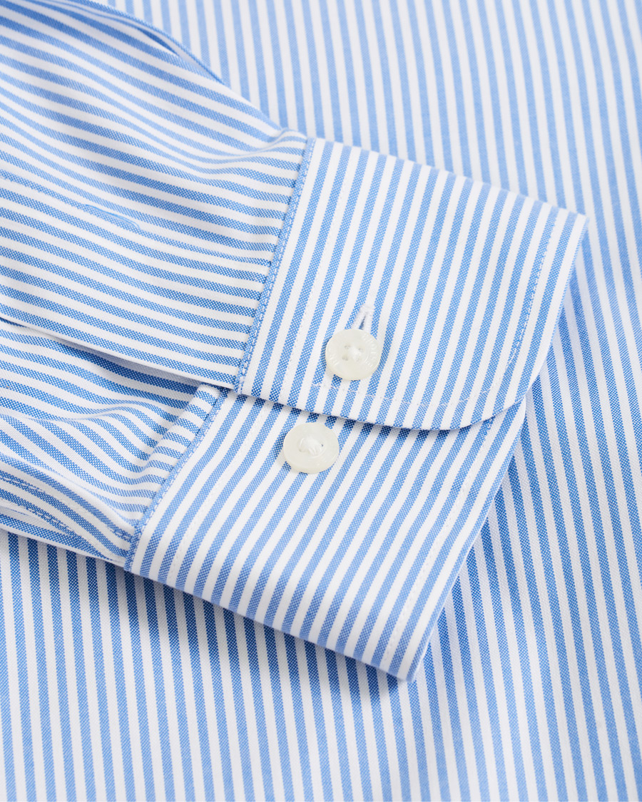 Herr | Skjortor | Brooks Brothers | Milano Fit Non Iron Striped Shirt Light Blue