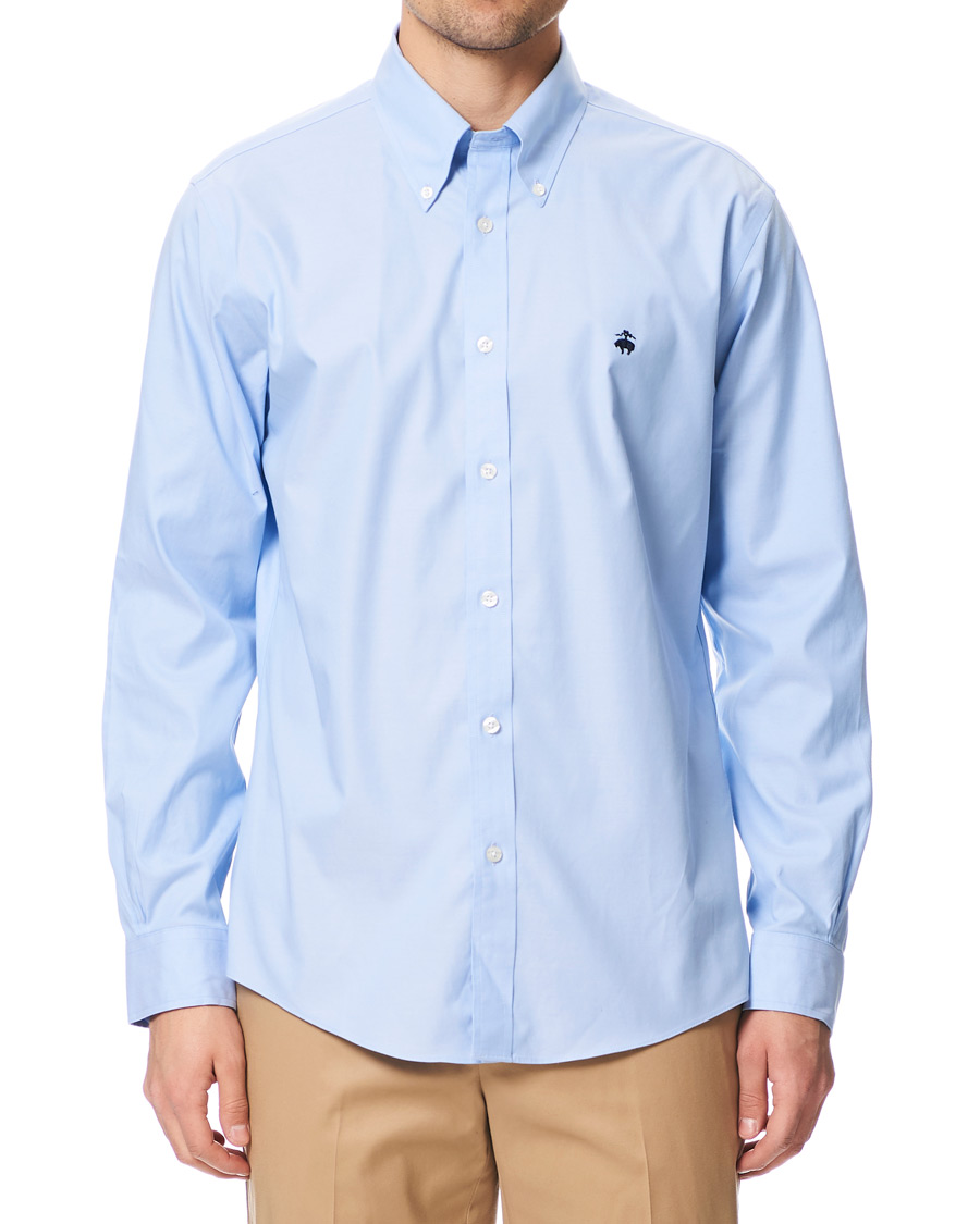 Herr | Skjortor | Brooks Brothers | Regent Fit Button Down Sport Shirt Light Blue