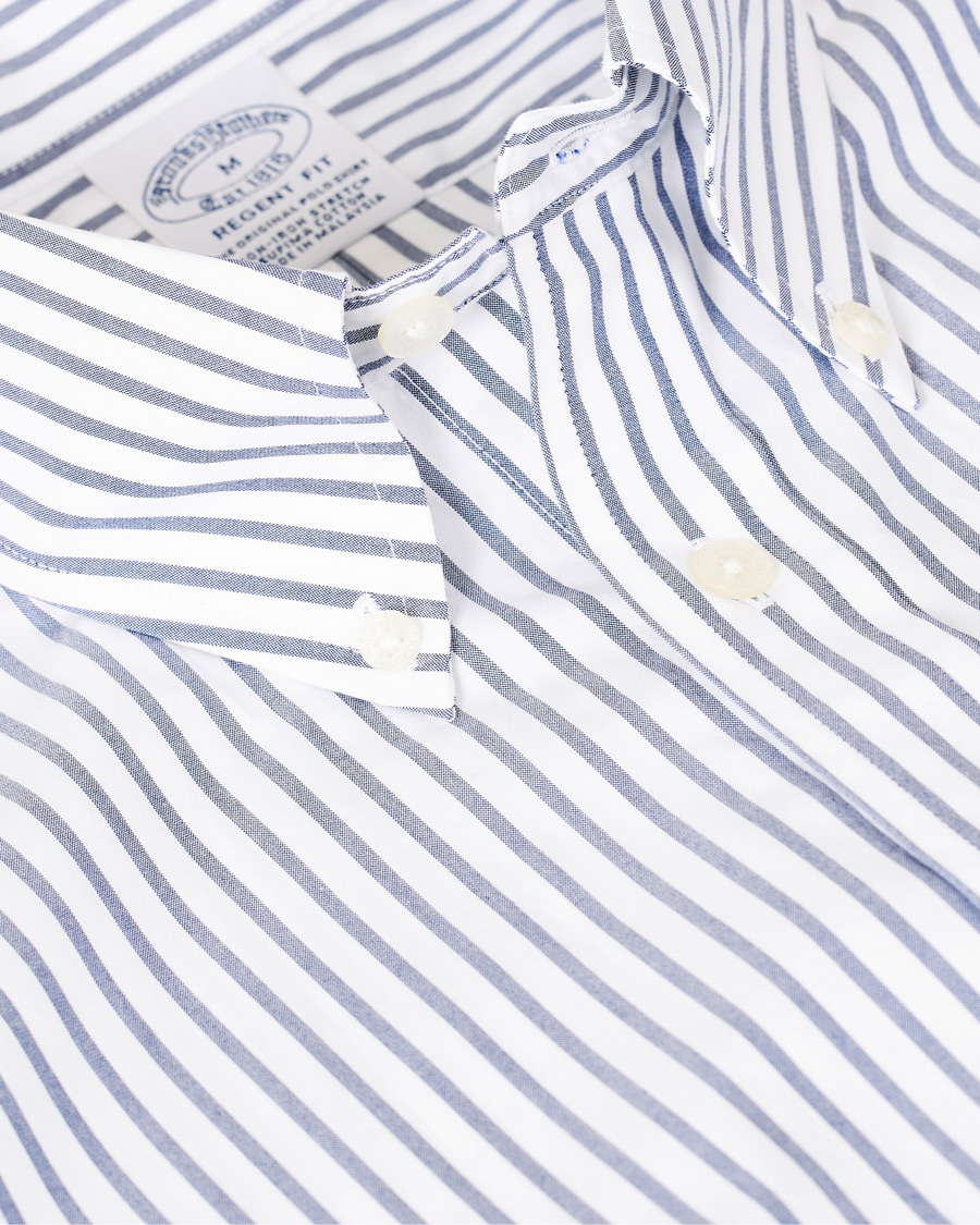 Herr | Skjortor | Brooks Brothers | Regent Fit Non Iron Sport Button Down Shirt Dark Blue