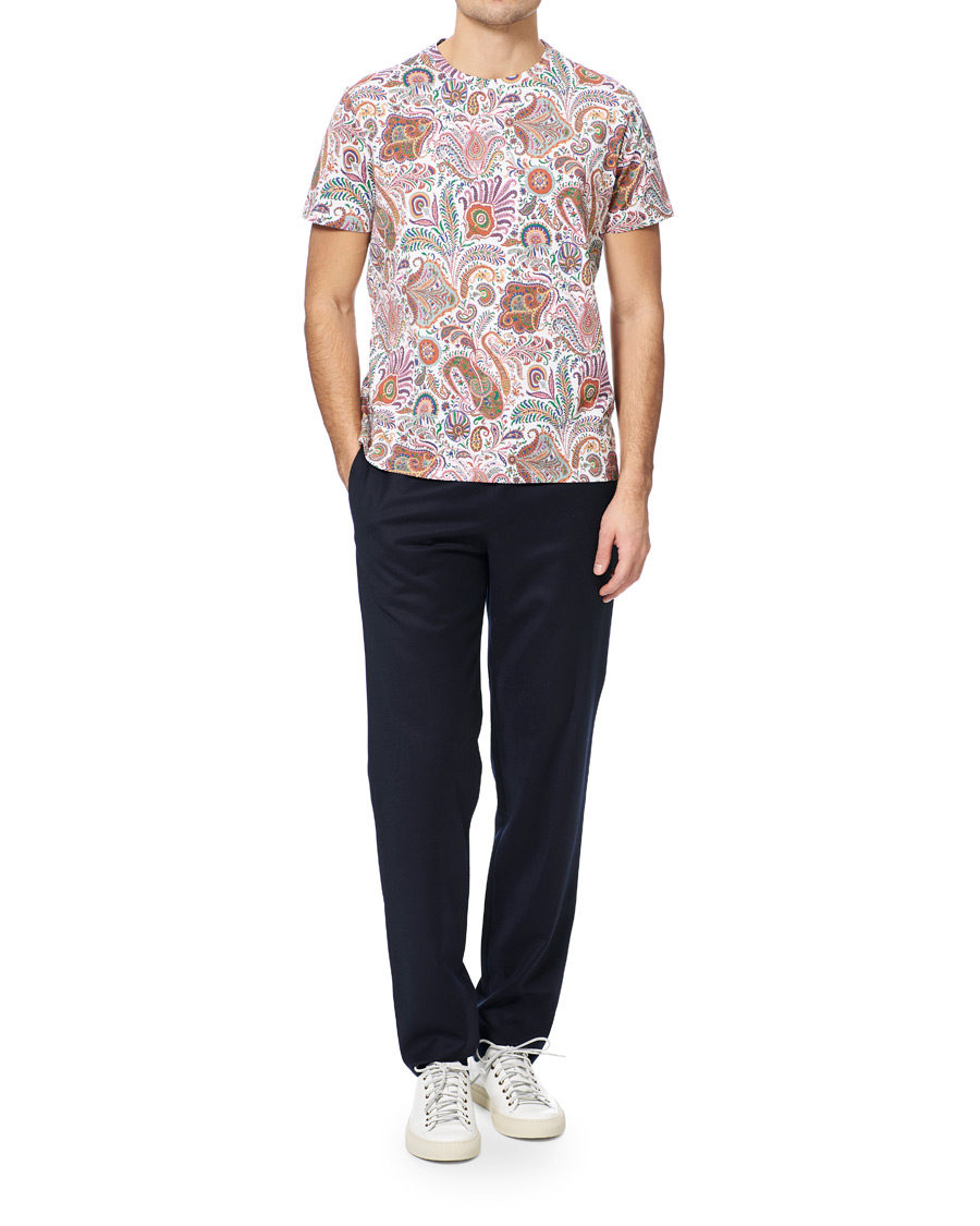Herr | T-Shirts | Etro | Short Sleeve Paisley T-Shirt White
