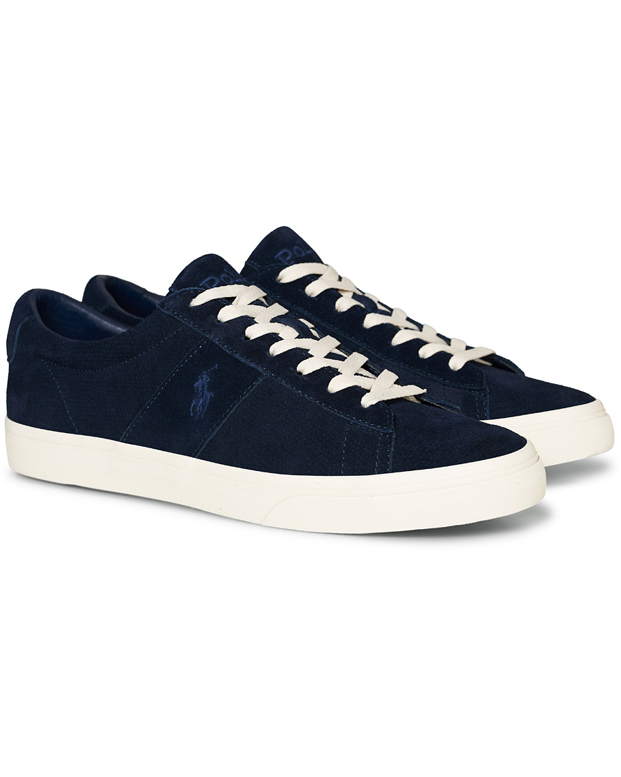 Herr | Polo Ralph Lauren Sayer Perforated Sneaker Navy Suede | Polo Ralph Lauren | Sayer Perforated Sneaker Navy Suede