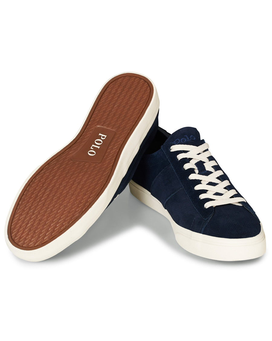 Herr | Polo Ralph Lauren Sayer Perforated Sneaker Navy Suede | Polo Ralph Lauren | Sayer Perforated Sneaker Navy Suede