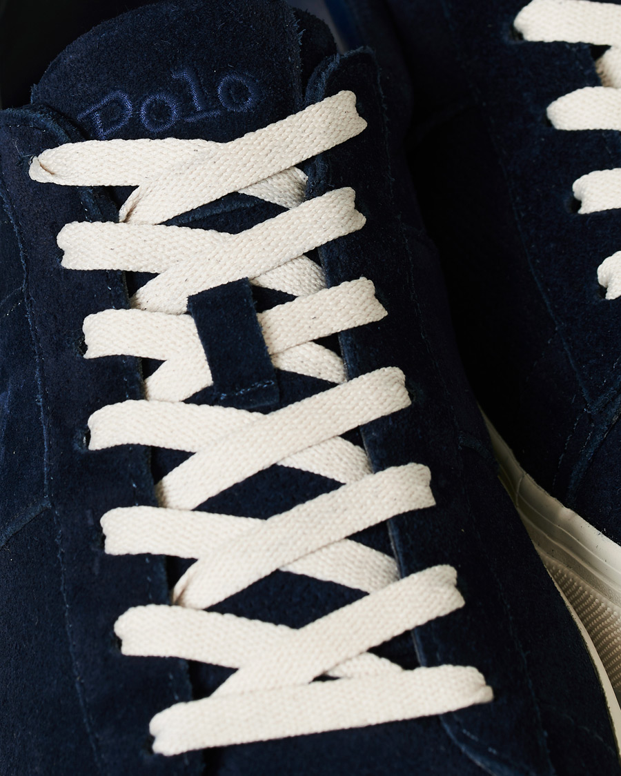 Herr | Polo Ralph Lauren Sayer Perforated Sneaker Navy Suede | Polo Ralph Lauren | Sayer Perforated Sneaker Navy Suede