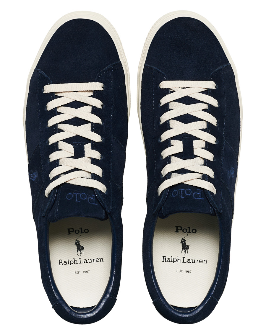 Herr | Polo Ralph Lauren Sayer Perforated Sneaker Navy Suede | Polo Ralph Lauren | Sayer Perforated Sneaker Navy Suede