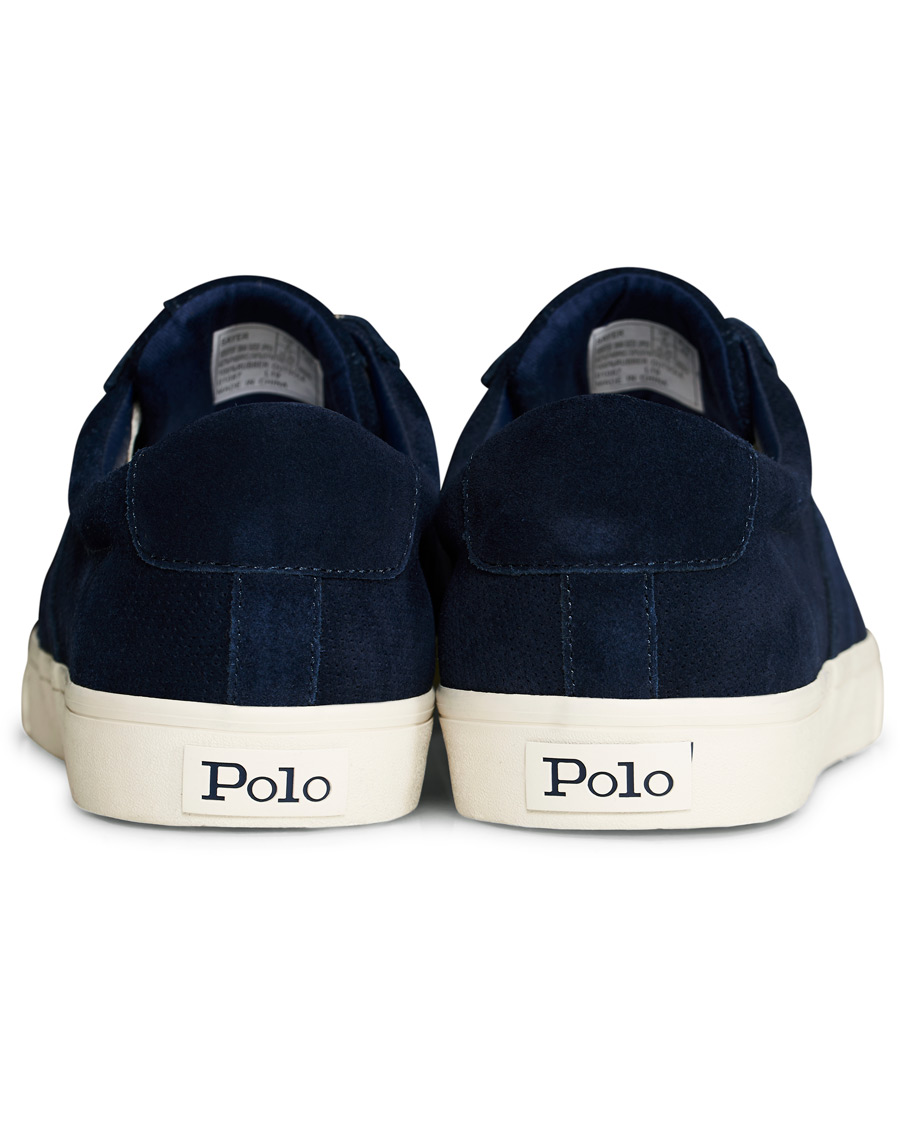 Herr | Polo Ralph Lauren Sayer Perforated Sneaker Navy Suede | Polo Ralph Lauren | Sayer Perforated Sneaker Navy Suede