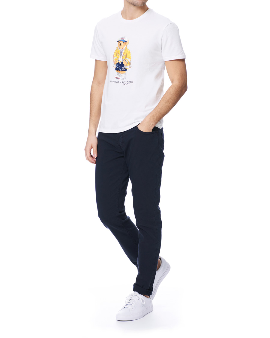 Herr | T-Shirts | Polo Ralph Lauren | Bear Crew Neck Tee White