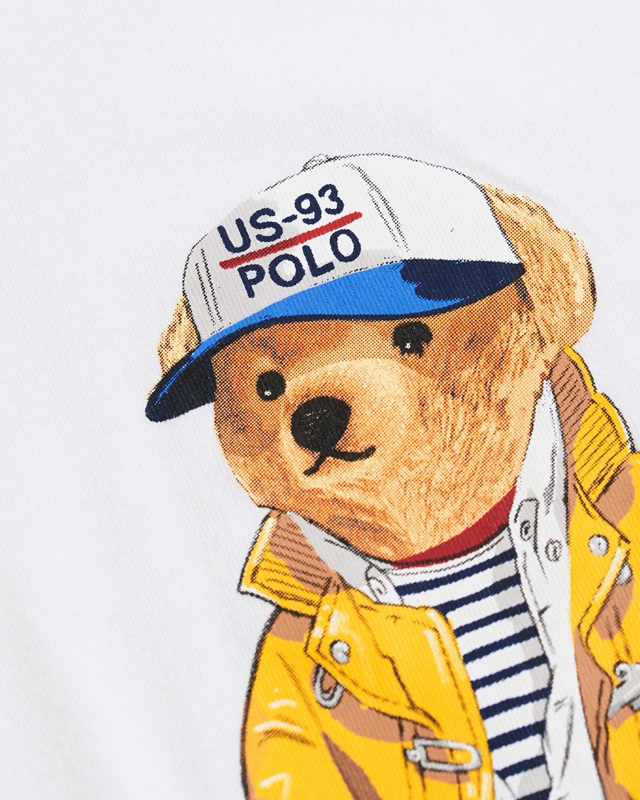 Herr | T-Shirts | Polo Ralph Lauren | Bear Crew Neck Tee White
