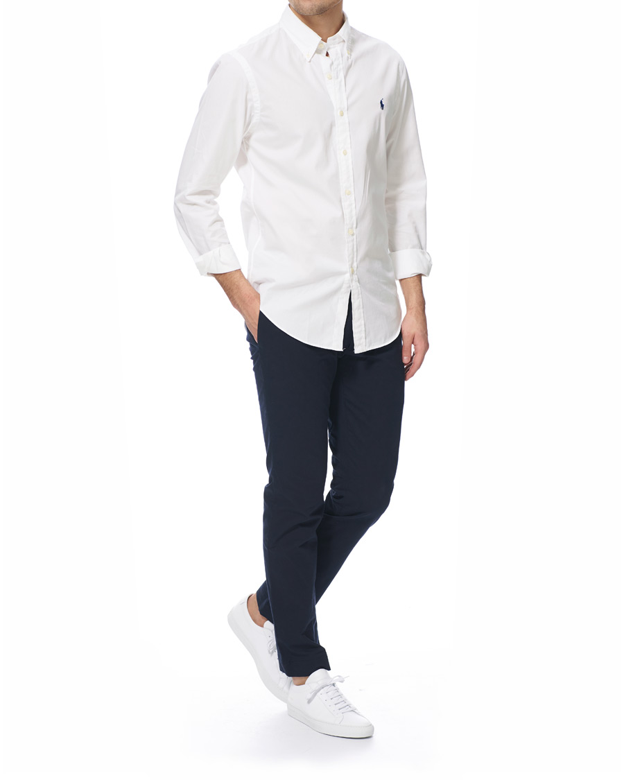 Herr | Skjortor | Polo Ralph Lauren | Slim Fit Featherweight Twill Shirt White