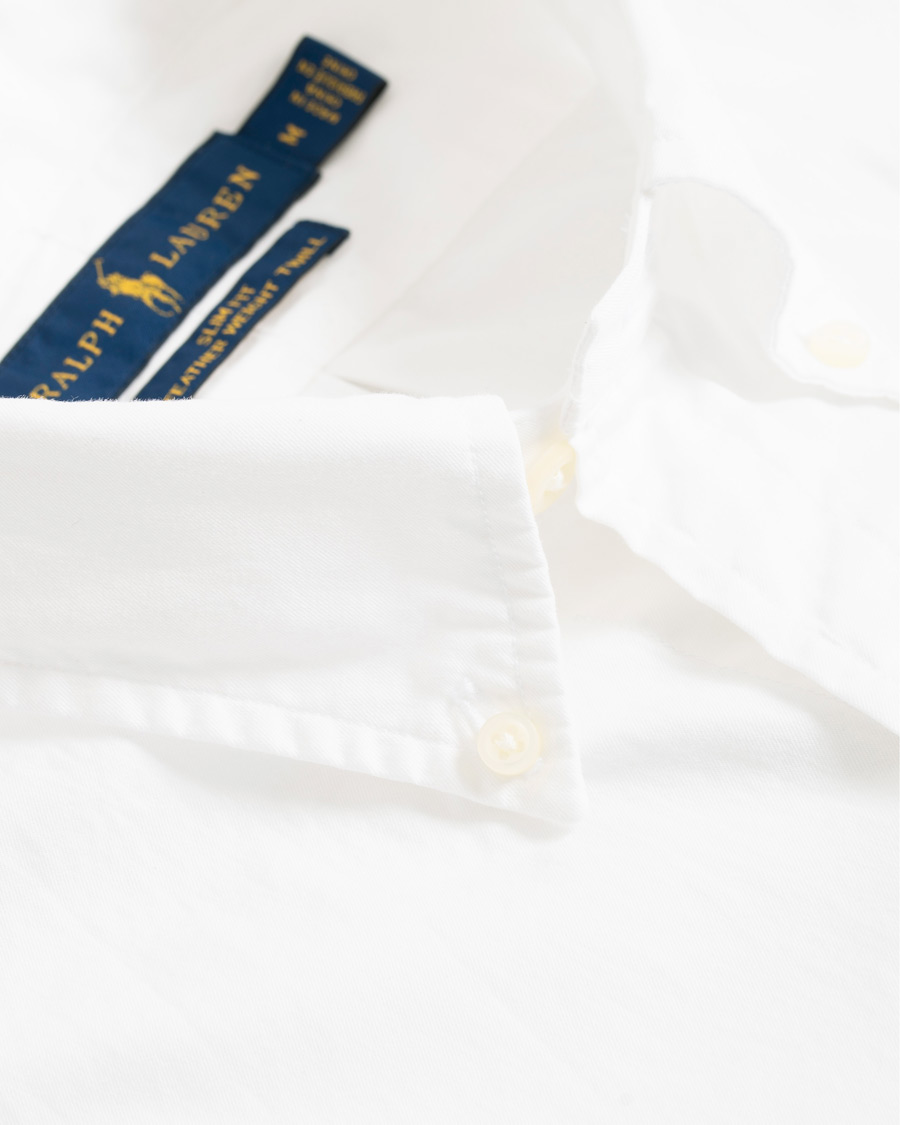 Herr | Skjortor | Polo Ralph Lauren | Slim Fit Featherweight Twill Shirt White