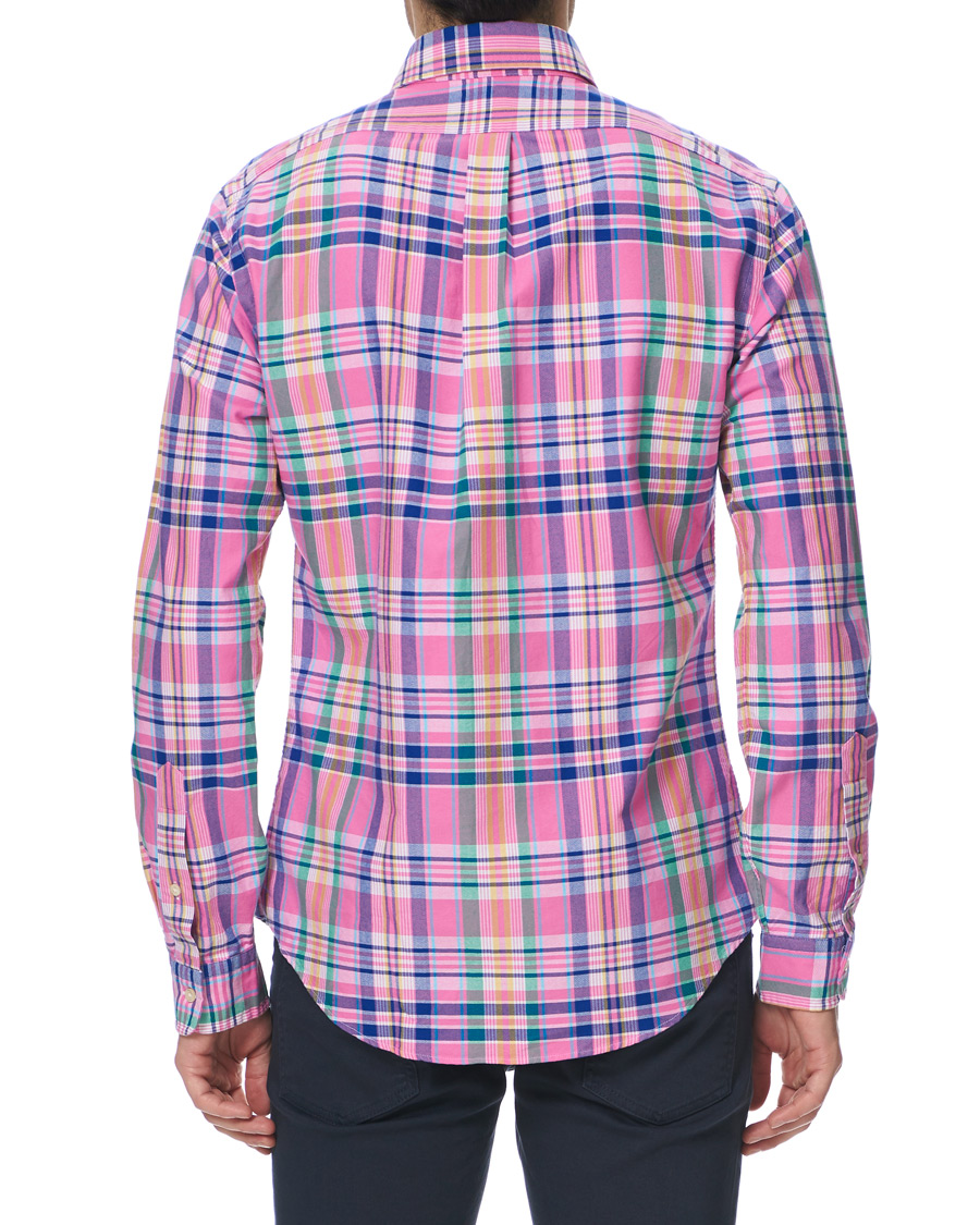 Herr | Skjortor | Polo Ralph Lauren | Slim Fit Oxford Check Shirt Resort Rose