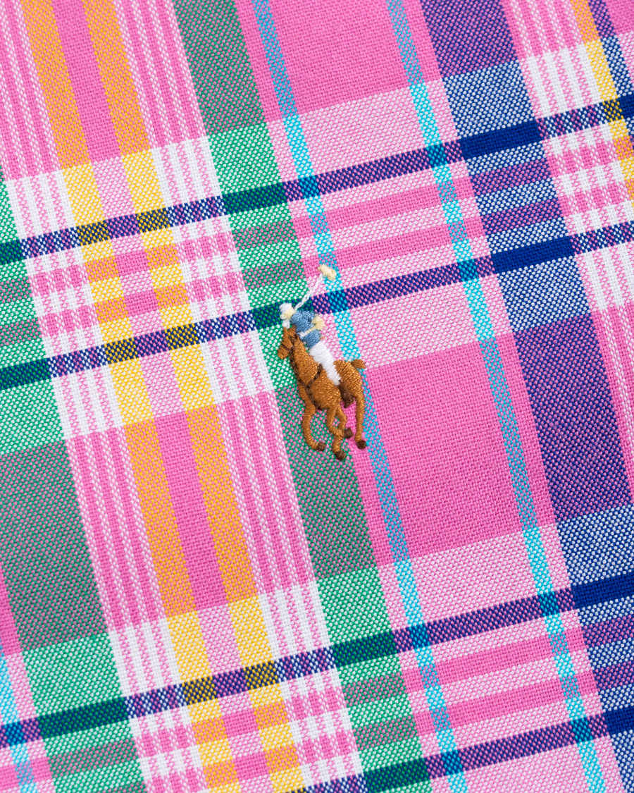 Herr | Skjortor | Polo Ralph Lauren | Slim Fit Oxford Check Shirt Resort Rose
