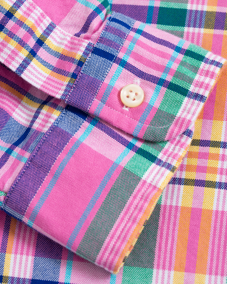 Herr | Skjortor | Polo Ralph Lauren | Slim Fit Oxford Check Shirt Resort Rose