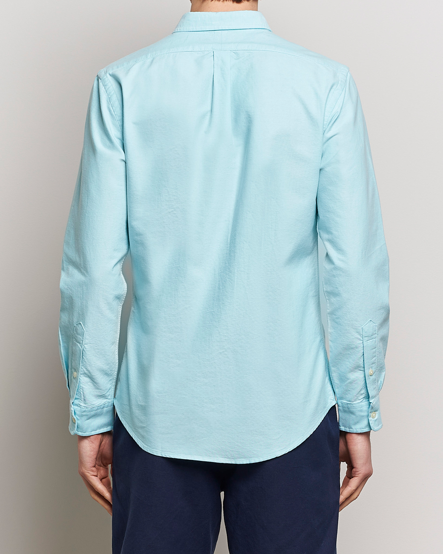 Herr | Skjortor | Polo Ralph Lauren | Slim Fit Oxford Button Down Shirt Aegean Blue