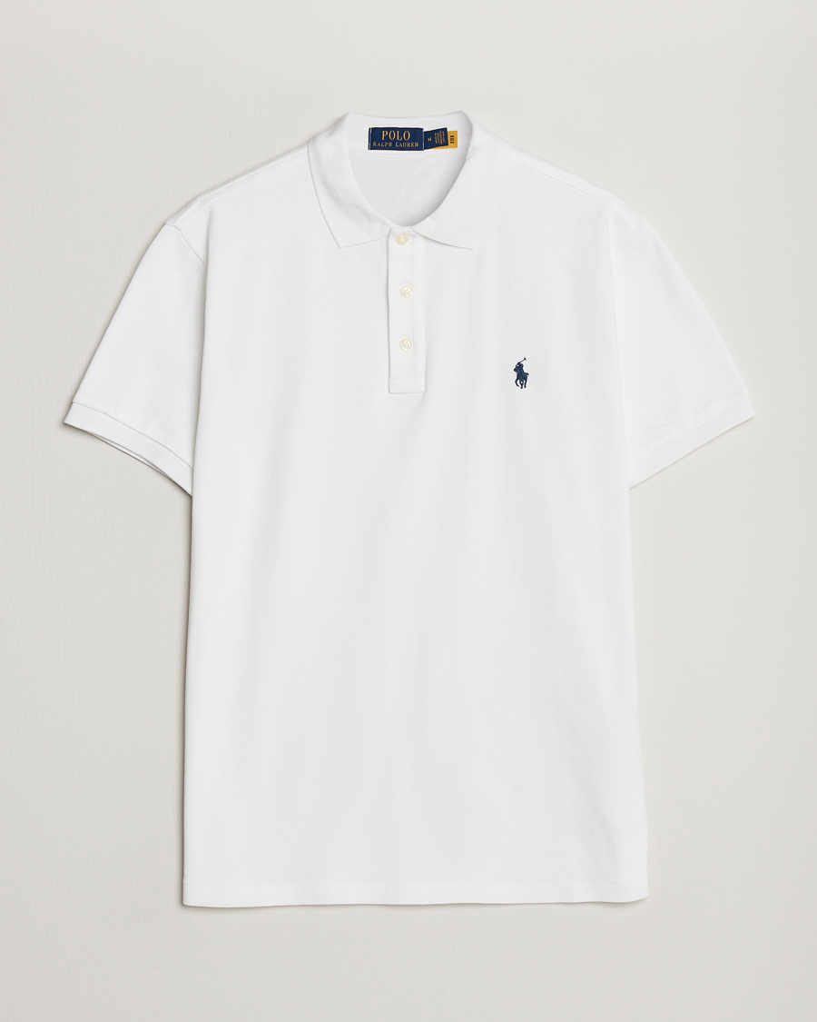 Herr | Pikéer | Polo Ralph Lauren | Custom Fit Spa Terry Polo White