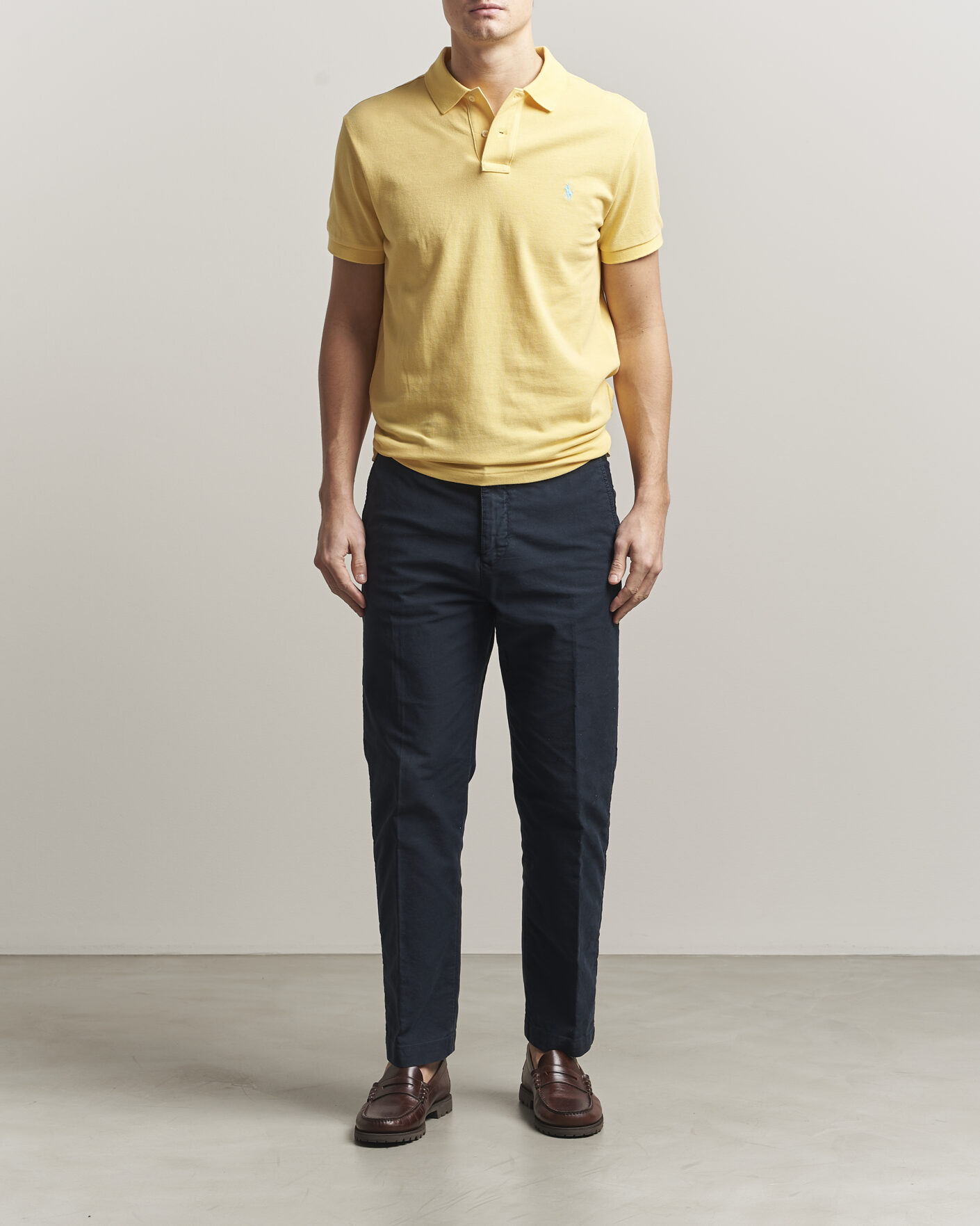 Herr | Pikéer | Polo Ralph Lauren | Slim Fit Polo Empire Yellow