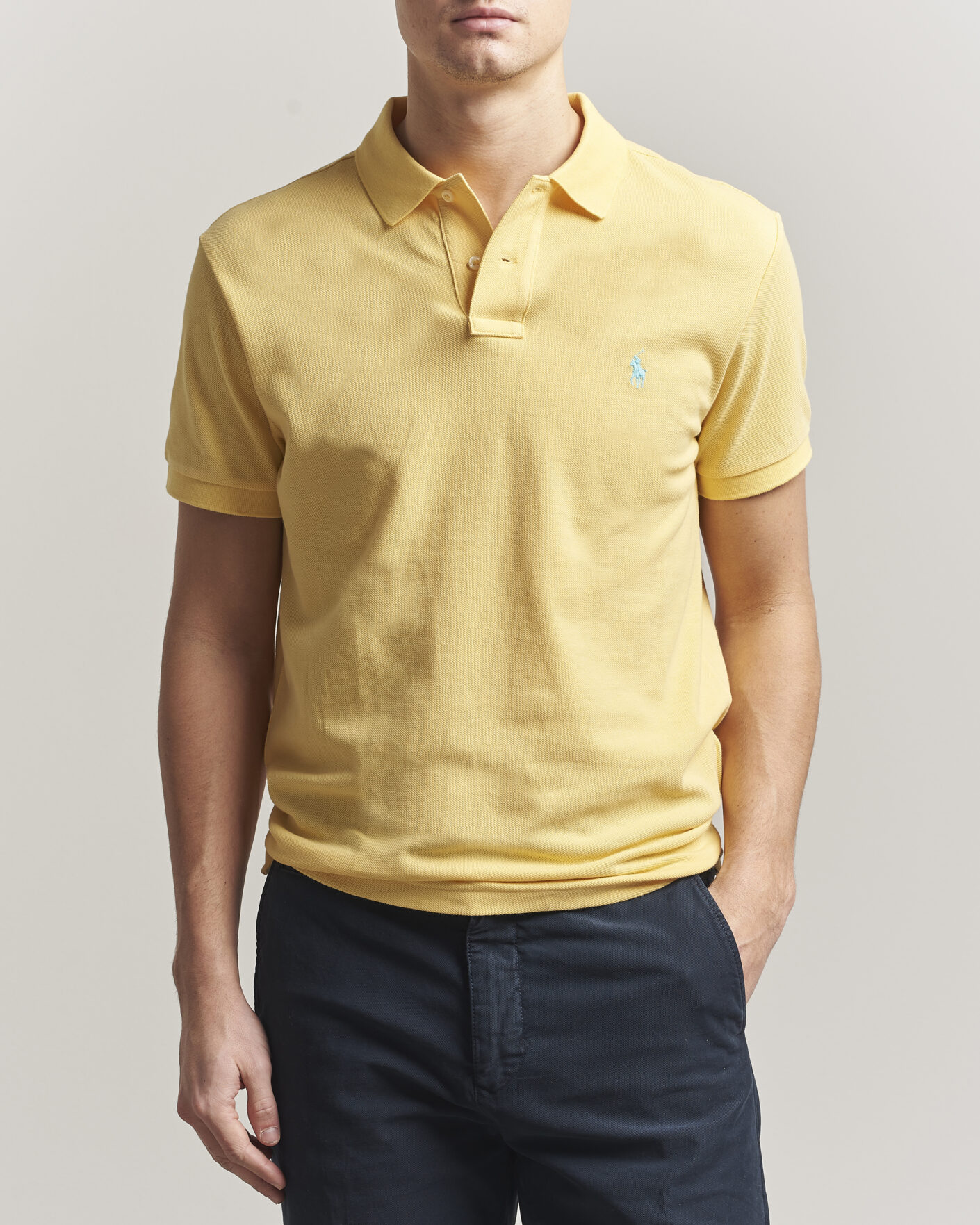 Herr | Pikéer | Polo Ralph Lauren | Slim Fit Polo Empire Yellow