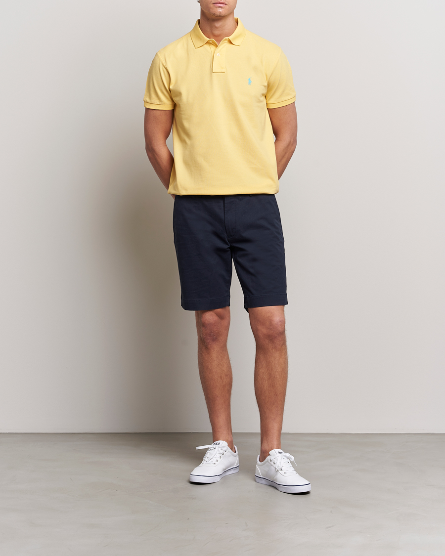 Herr | Pikéer | Polo Ralph Lauren | Custom Slim Fit Polo Corn Yellow