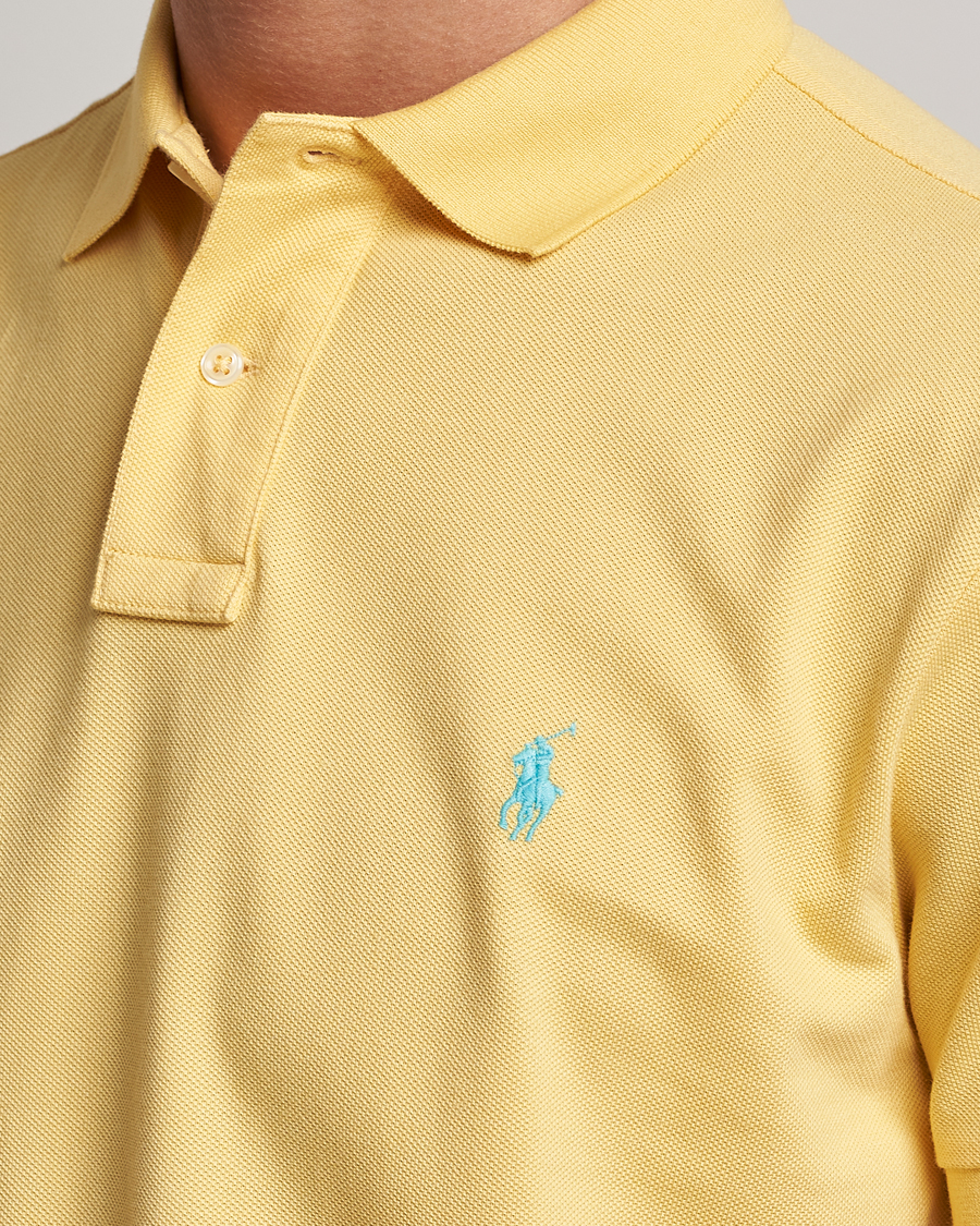 Herr | Pikéer | Polo Ralph Lauren | Custom Slim Fit Polo Corn Yellow