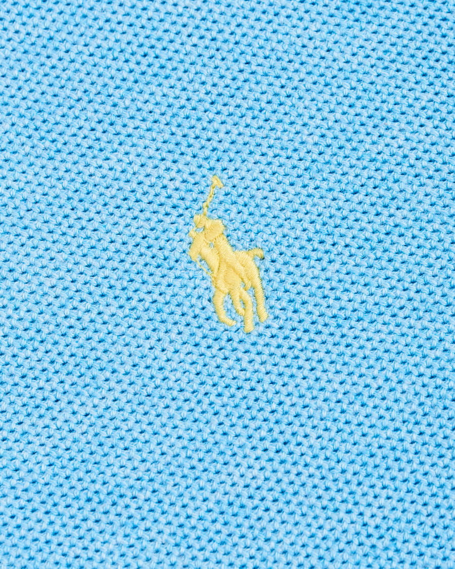 Herr | Tröjor | Polo Ralph Lauren | Texture Half Zip Light Blue Heather