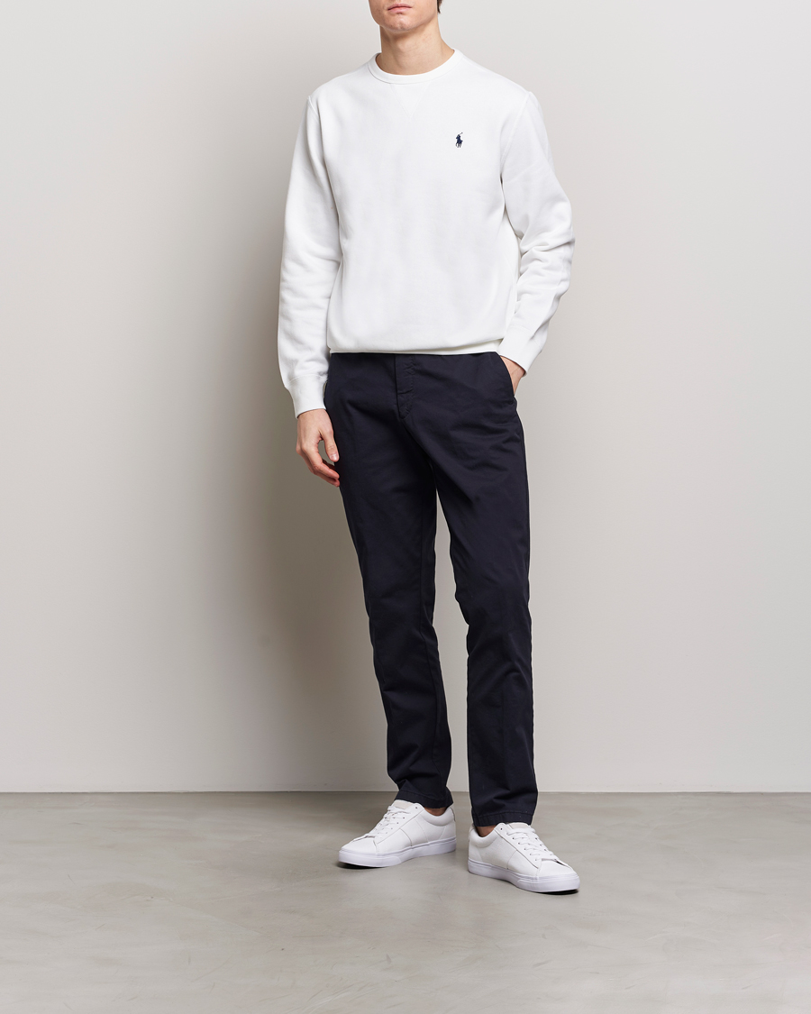 Herr | Tröjor | Polo Ralph Lauren | Crew Neck Sweatshirt White