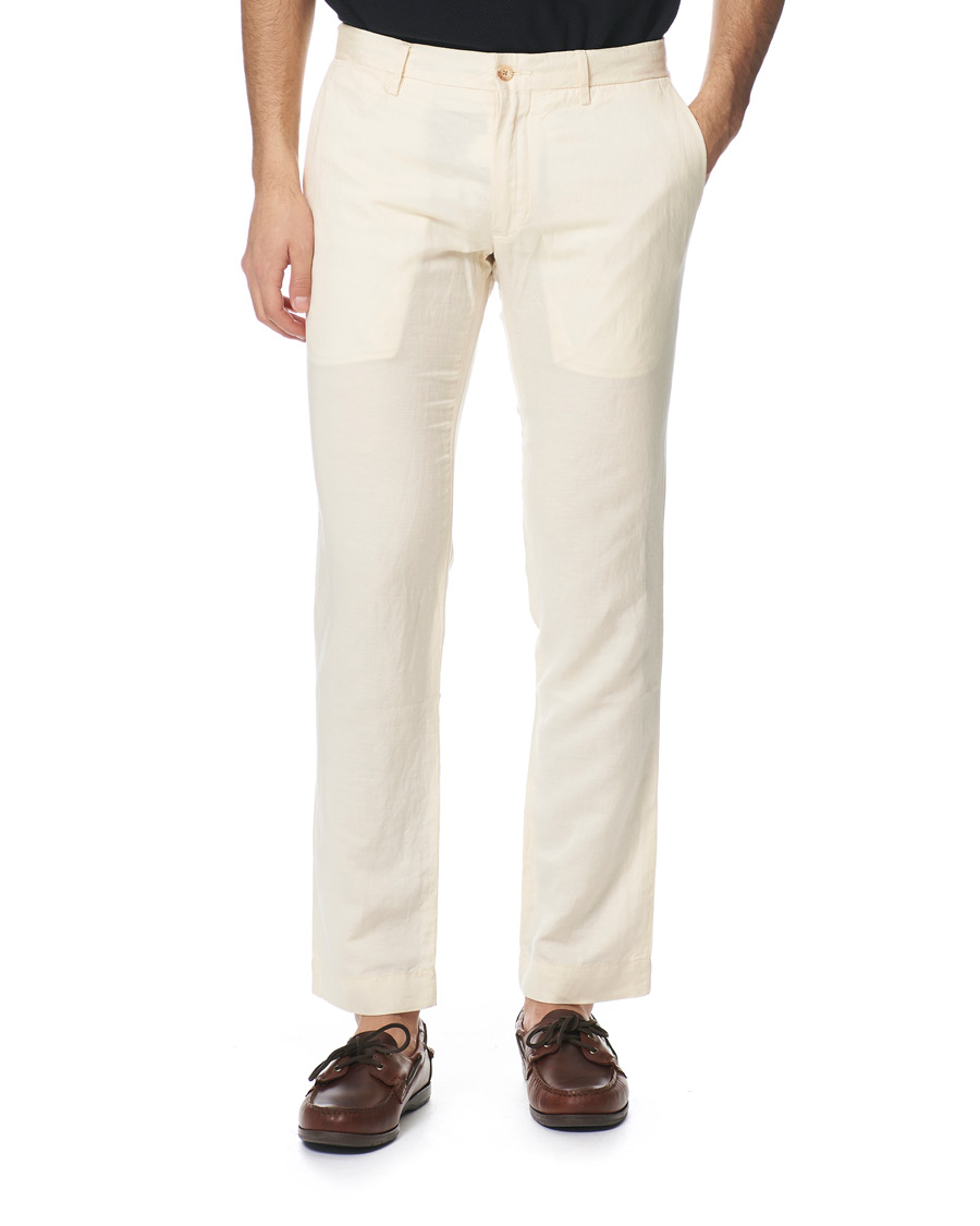 Herr | Byxor | Polo Ralph Lauren | Newport Linen Trousers Andover Cream