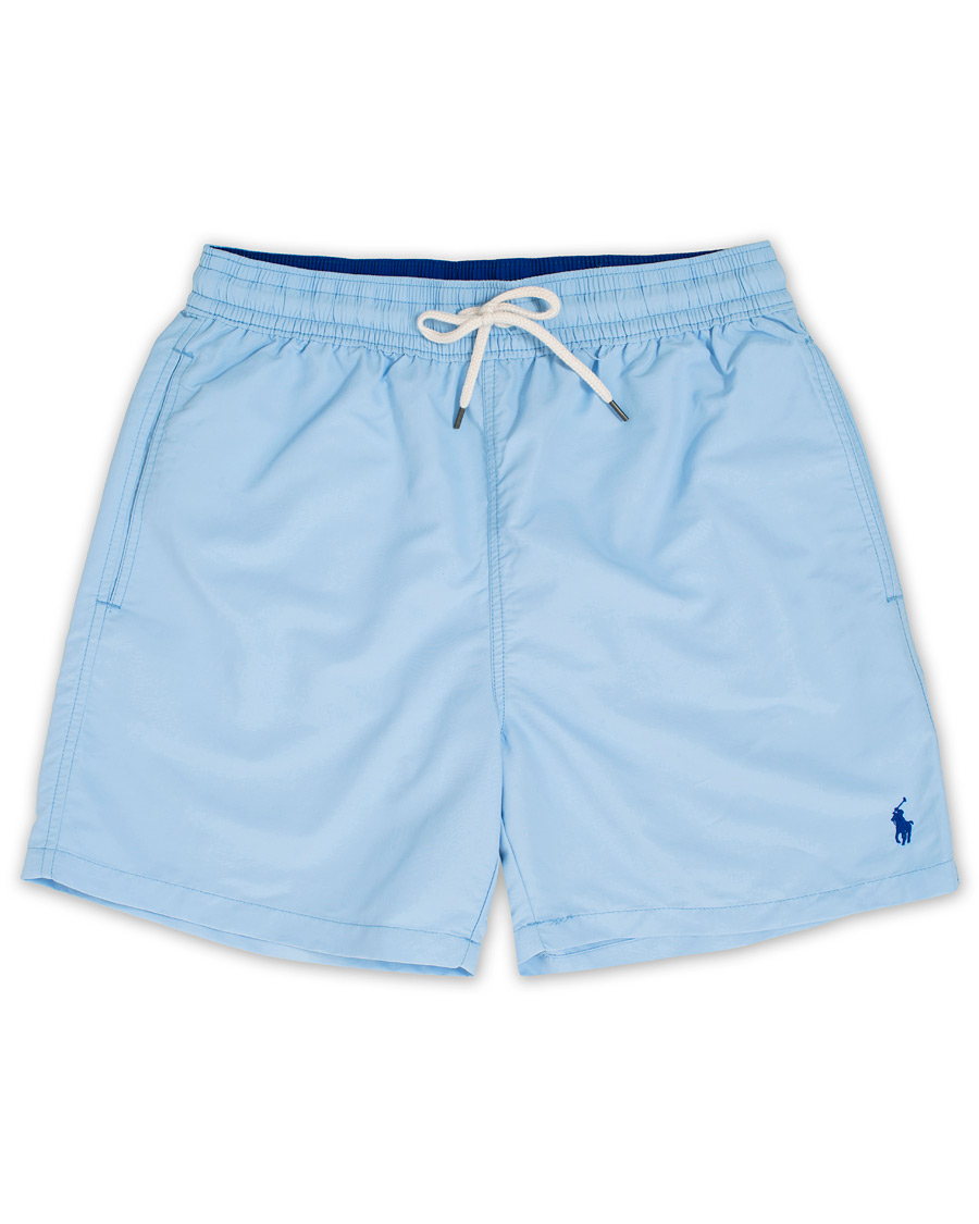 Herr | Badbyxor | Polo Ralph Lauren | Traveler Boxer Swimshorts Baby Blue
