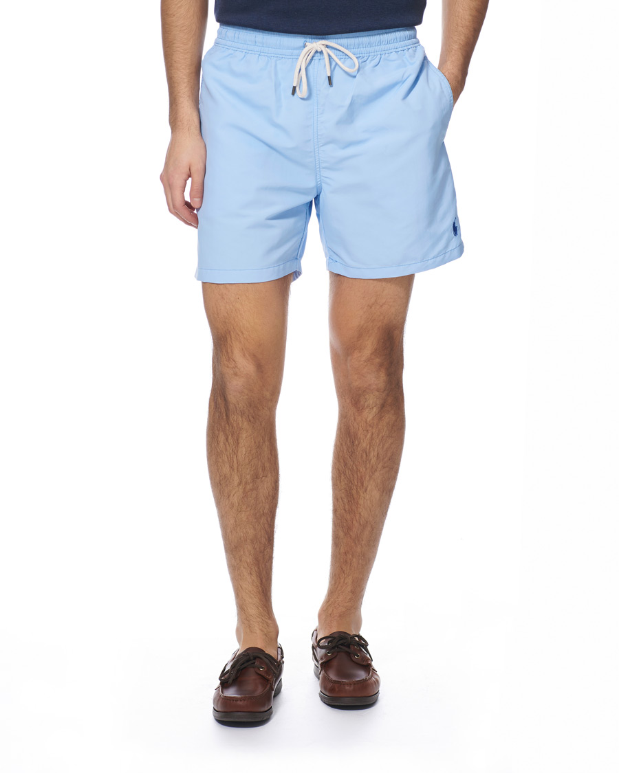 Herr | Badbyxor | Polo Ralph Lauren | Traveler Boxer Swimshorts Baby Blue