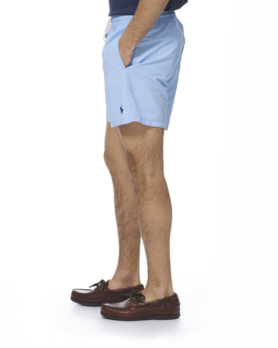 Herr | Badbyxor | Polo Ralph Lauren | Traveler Boxer Swimshorts Baby Blue