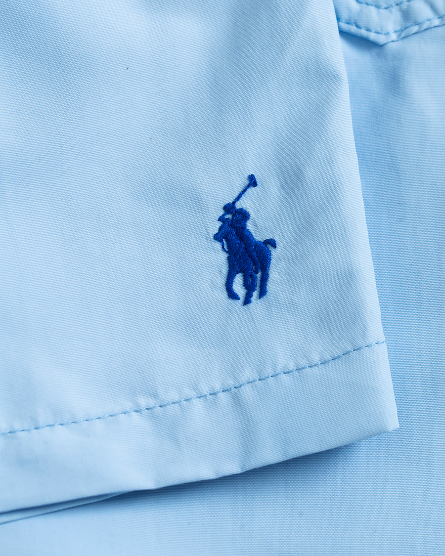 Herr | Badbyxor | Polo Ralph Lauren | Traveler Boxer Swimshorts Baby Blue