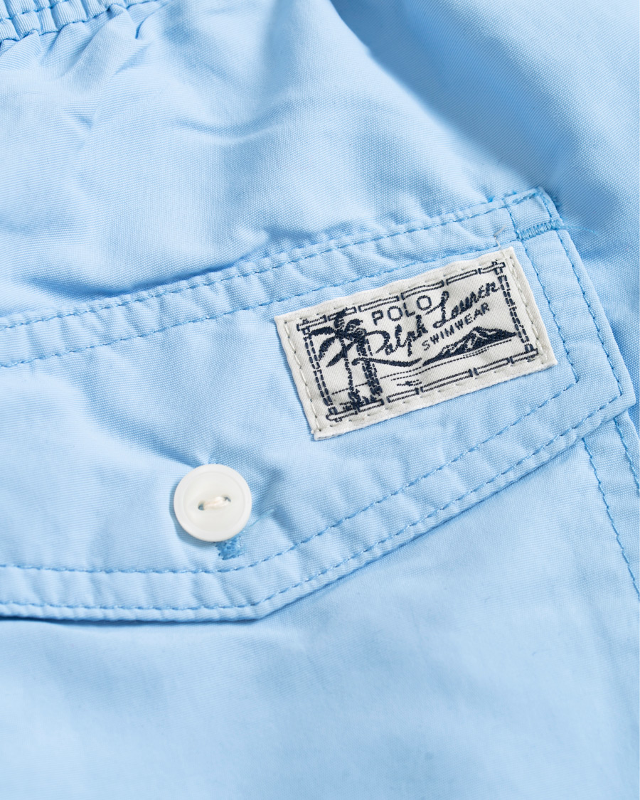 Herr | Badbyxor | Polo Ralph Lauren | Traveler Boxer Swimshorts Baby Blue